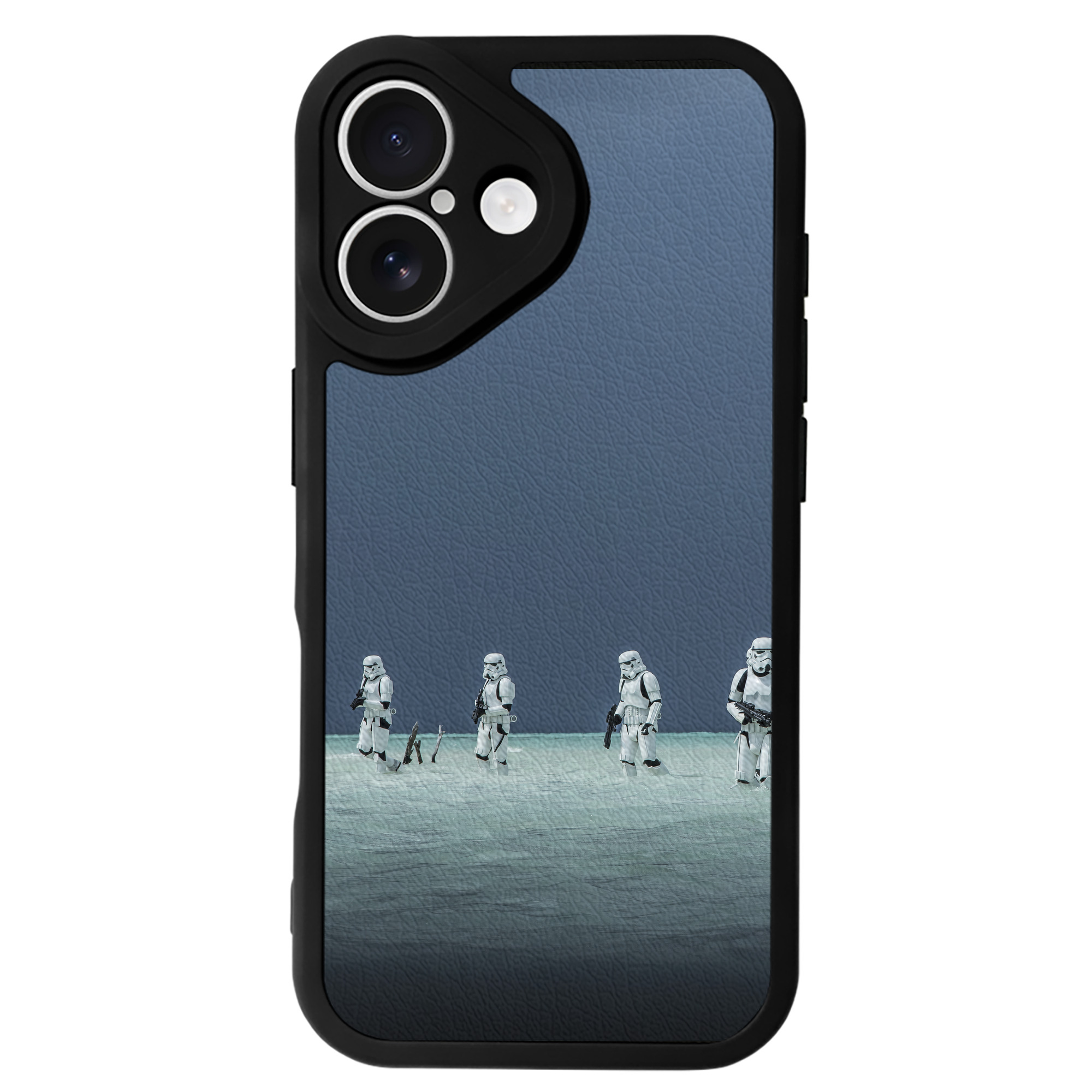 （画像用） スター・ウォーズ Star Wars 【iPhone 16シリーズ対応】シリコンスマホケース（レザー調） 材質：シリコン
